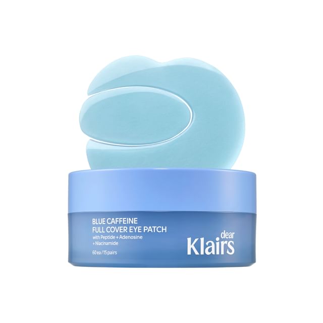 Dear, Klairs, Blue Caffeine Full Cover Eye Patch