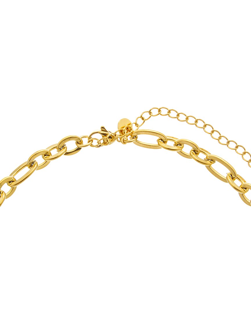 18k plated stainless steel pendant charm necklace