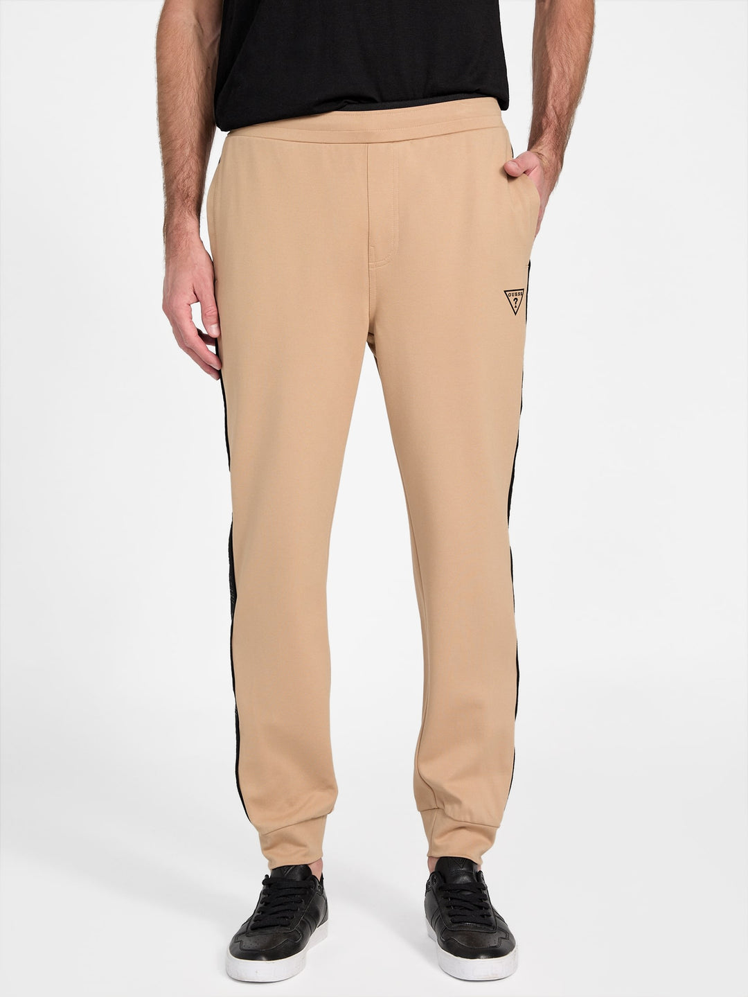 ismael logo-tape color-block joggers