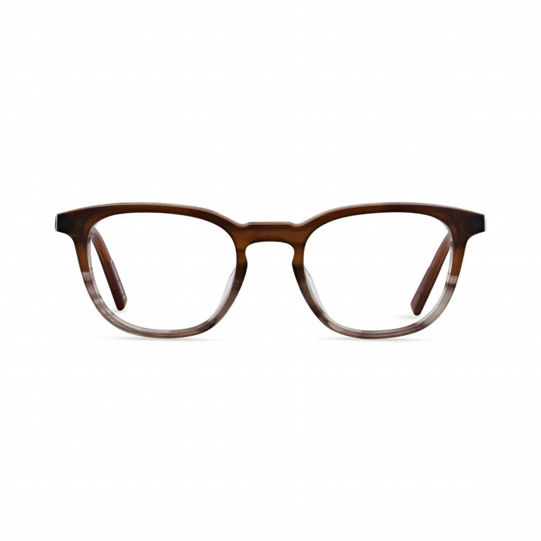 men's 10175o square eyeglasses in brown fade grey mo06