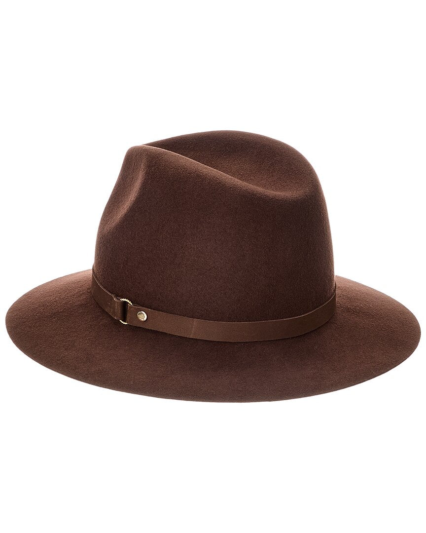short brim wool fedora