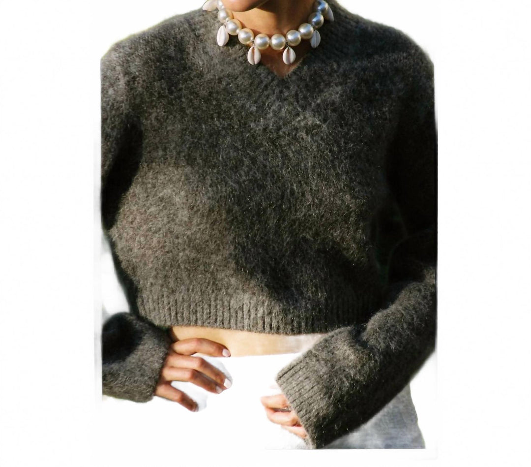maxi shell trip necklace in white