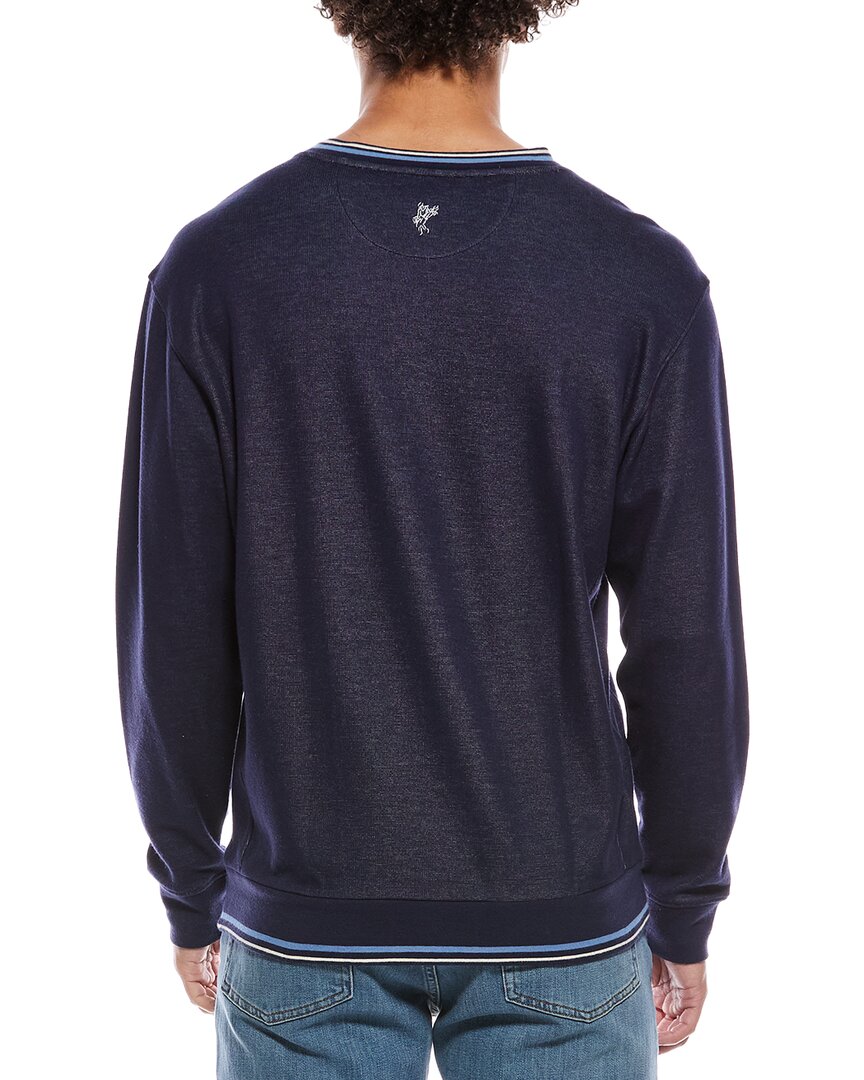 peached saba v-neck sweatshirt
