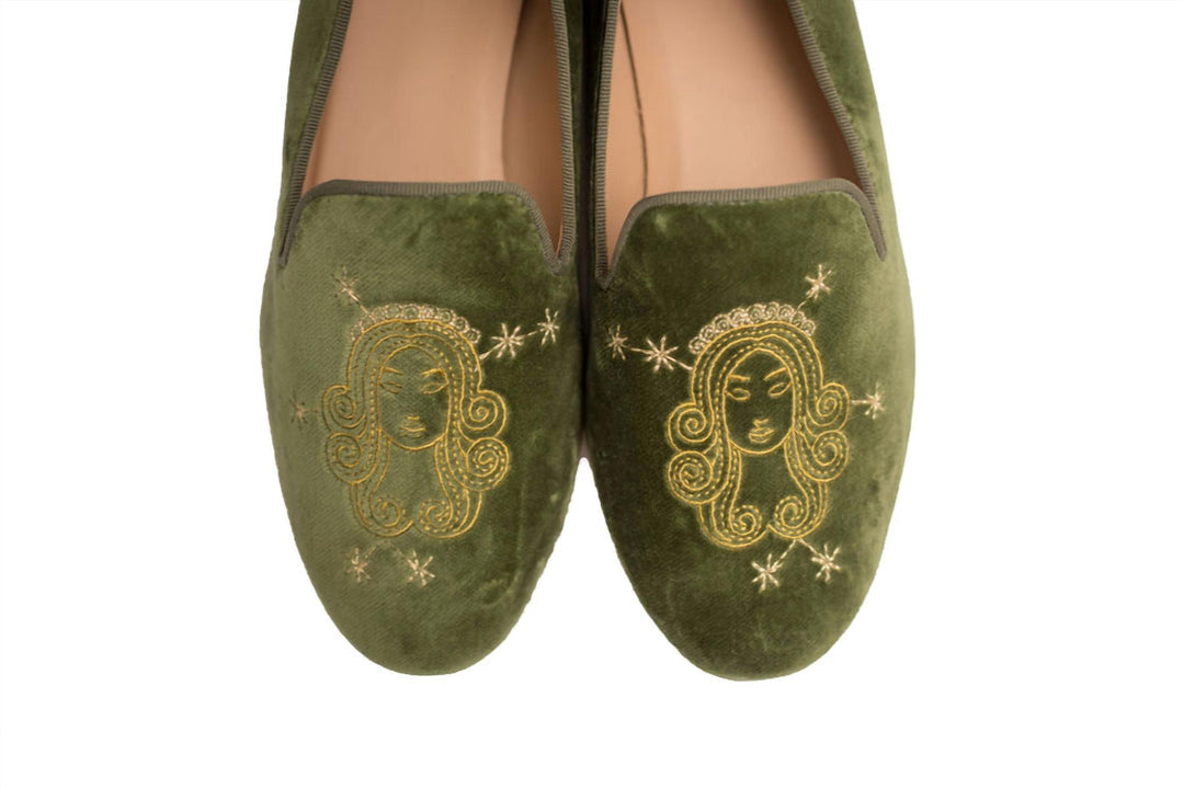 virgo slipper in olive