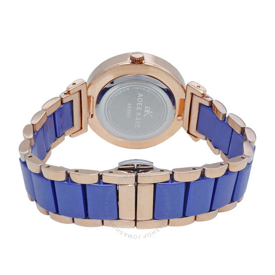 Adee Kaye, Pisa Quartz Blue Dial Ladies Watch