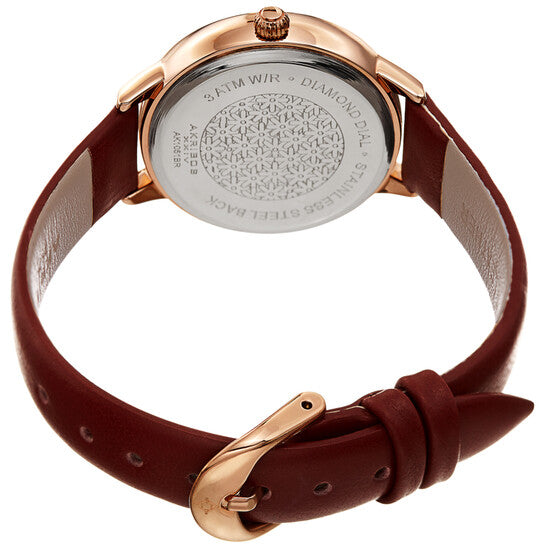 Quartz Diamond Silver Dial Ladies Watch