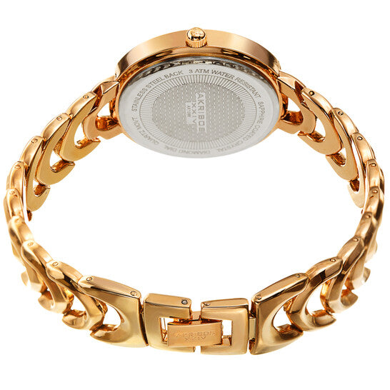 Quartz Diamond Silver Dial Ladies Watch