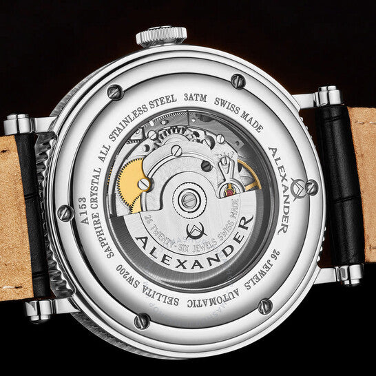 Alexander, 2 Automatic Silver Dial Men's Watch