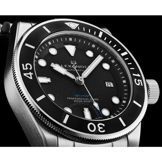 Alexander, 2 Automatic Black Dial Men's Watch