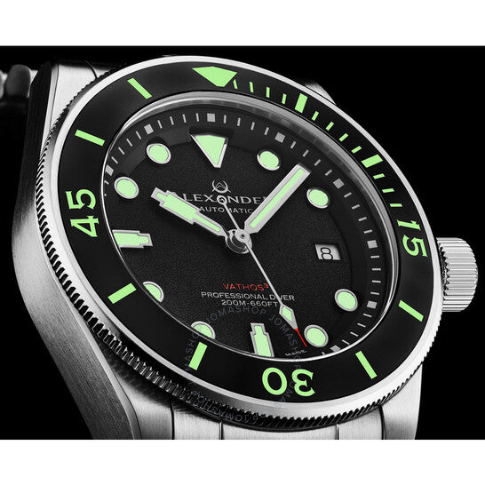 Alexander, 2 Automatic Black Dial Men's Watch