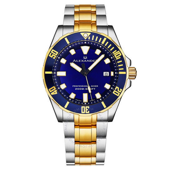 Alexander, 2 Quartz Blue Dial Men's Watch
