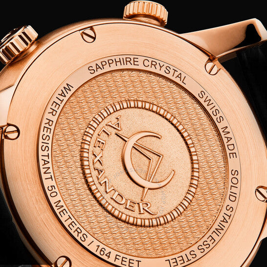 Alexander, 2 Quartz Silver Dial Men's Watch