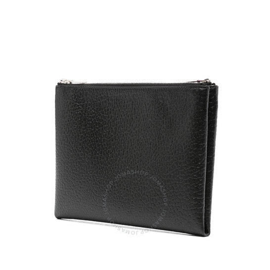 Alexander Mcqueen, Black / Silver Ladies Cross Bar Clutch