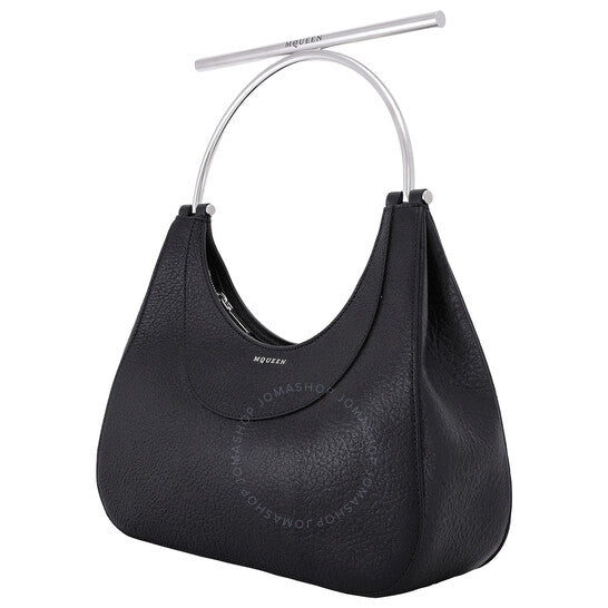 Alexander Mcqueen, Black/Silver Ladies T-bar Bag