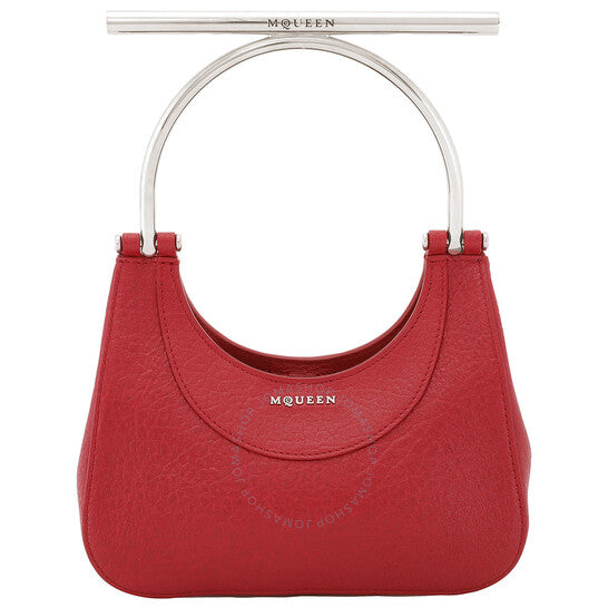 Alexander Mcqueen, Red/Silver Ladies Mini T-bar Bag