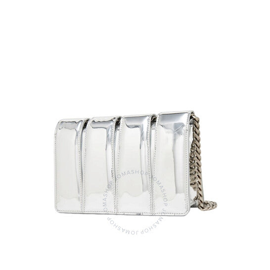 Alexander Mcqueen, Slash Chain Strap Silver Bag