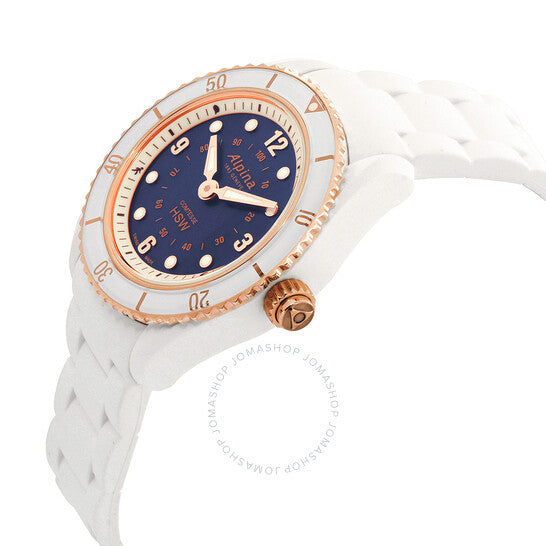 Alpina, Alarm Quartz Blue Dial Ladies Smart Watch