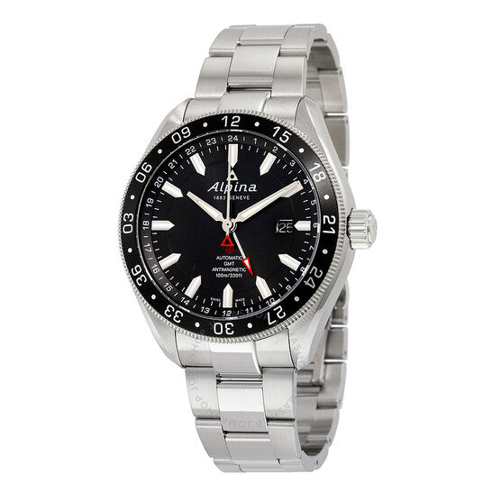 Alpina, Alpiner 4 GMT Automatic Black Dial Men's Watch