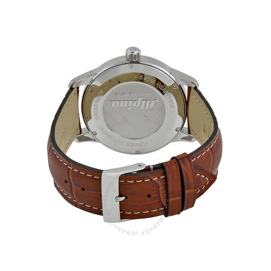 Alpina, Alpiner Automatic Grey Dial Brown Leather Men's Watch