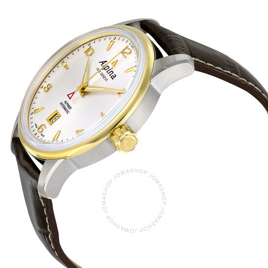 Alpina, Alpiner Automatic Silver Dial Brown Leather Men's Watch