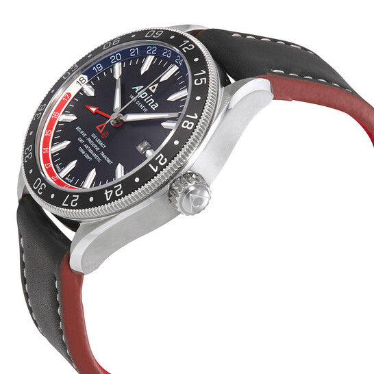 Alpina, Alpiner Black Dial Automatic Men's GMT Watch