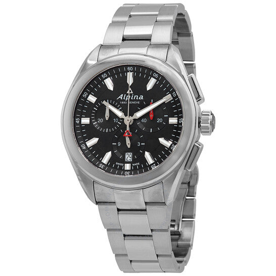 Alpina, Alpiner Chronograph Quartz Black Dial Men's Watch