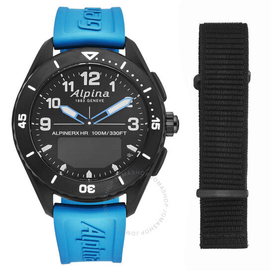 Alpina, AlpinerX Quartz Black Dial Men's Watch