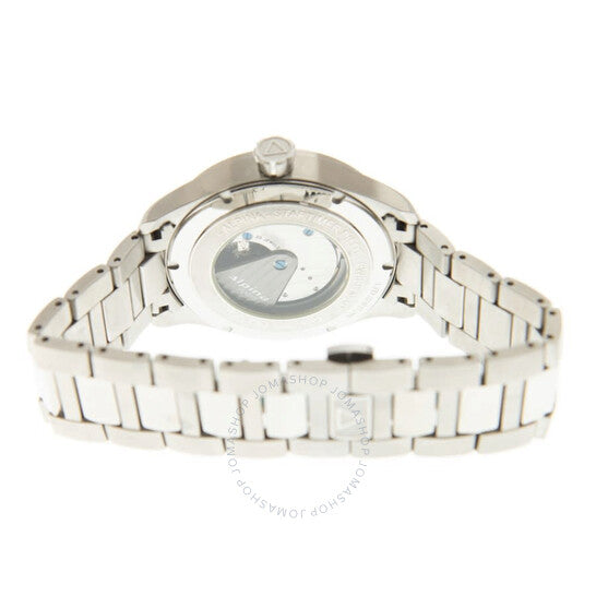 Alpina, Automatic Black Dial Black Leather Men's Watch