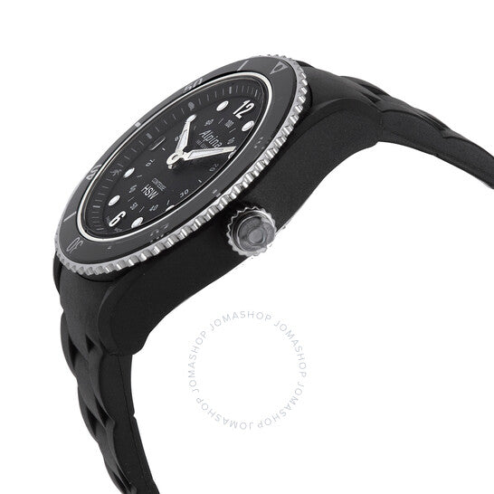 Alpina, Horological Smartwatch Alarm Black Dial Ladies Watch