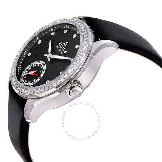 Alpina, Horological Smartwatch Black Dial Ladies Watch