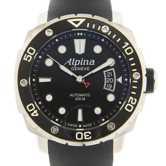 Alpina, Seastrong Diver 300 Automatic Black Dial Men's Watch