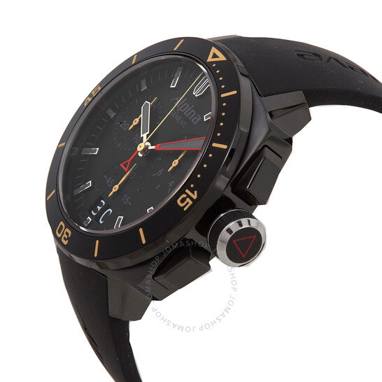 Alpina, Seastrong Diver Quartz Black Dial Men's Watch