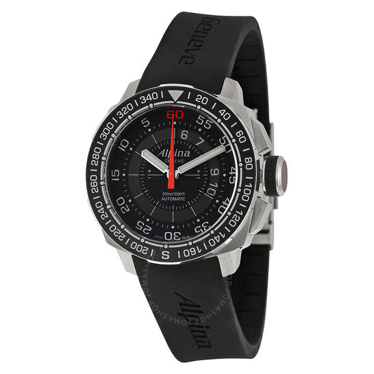 Alpina, Seastrong YachTimer Regatta Countdown Black Dial Men's Watch