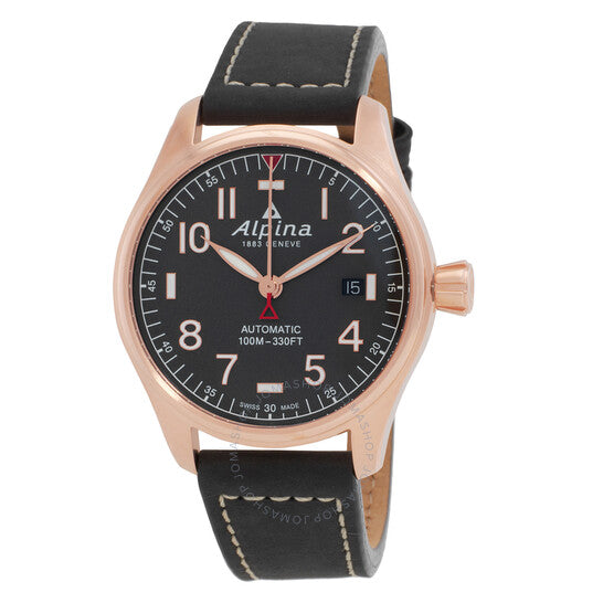 Alpina, Startimer Pilot Automatic Black Dial Men's Watch