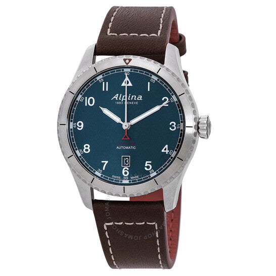 Alpina, Startimer Pilot Automatic Petroleum Blue Dial Men's Watch