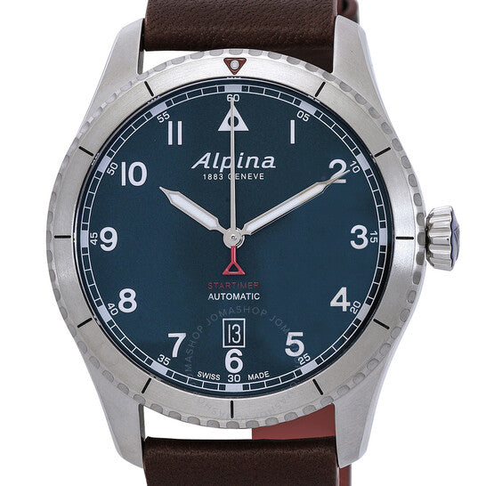 Alpina, Startimer Pilot Automatic Petroleum Blue Dial Men's Watch