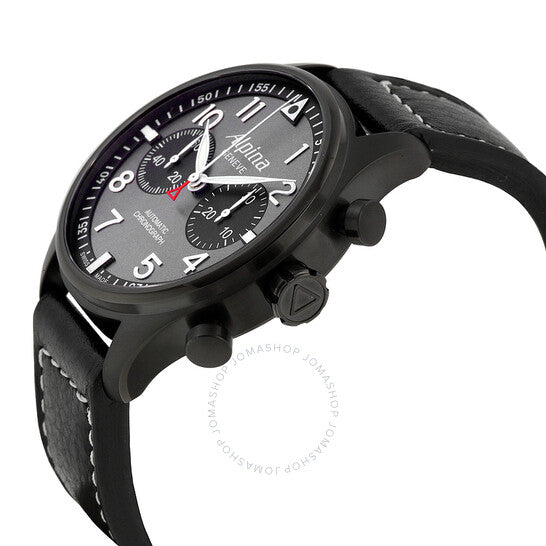 Alpina, Startimer Pilot Automatic Chronograph Grey Dial Men's Watch