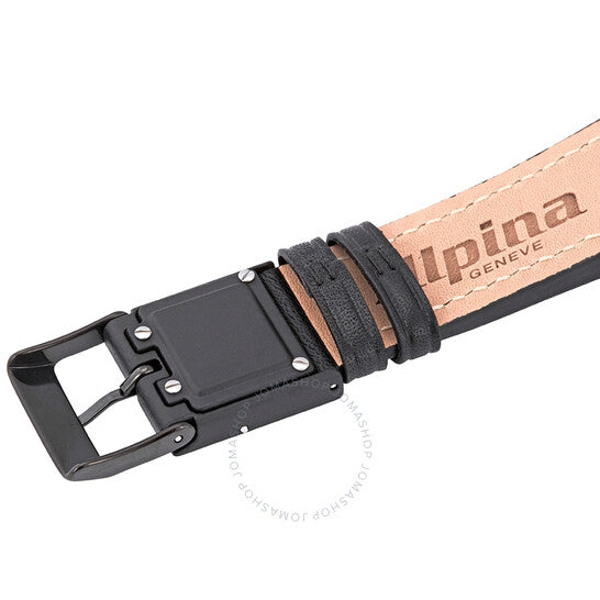 Alpina, Startimer Pilot Chronograph Black Dial Men's Watch