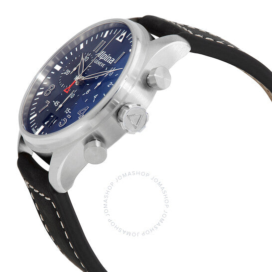 Alpina, Startimer Pilot Chronograph Quartz Blue Dial Men's Watch