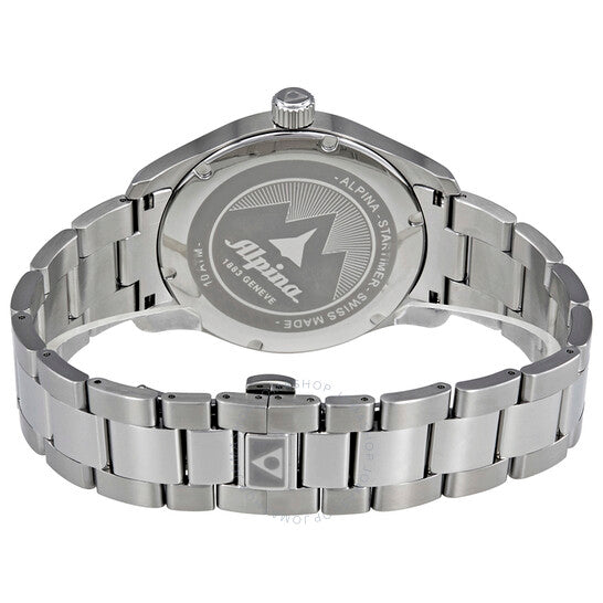 Alpina, Startimer Pilot White Dial Stainless Steel Men's Watch