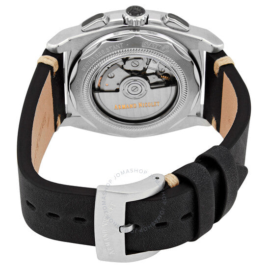 Armand Nicolet, Chronograph Automatic Black Dial Men's Watch