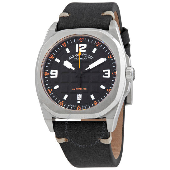 Armand Nicolet, JH9 Datum Automatic Black Dial Men's Watch