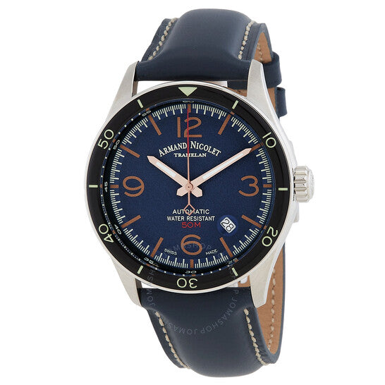 Armand Nicolet, M2H Automatic Blue Dial Men's Watch