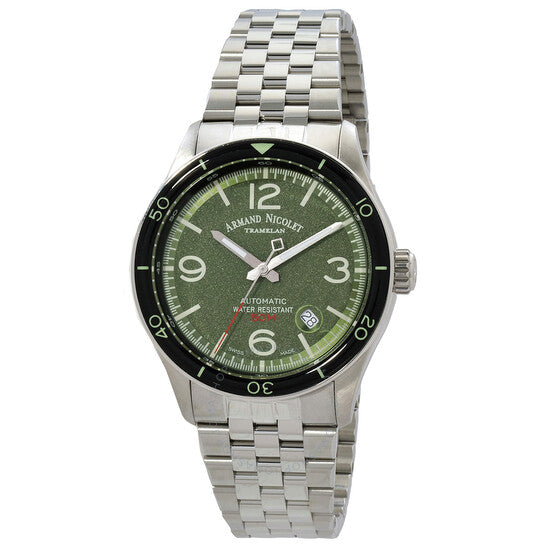 Armand Nicolet, M2H Automatic Green Dial Men's Watch