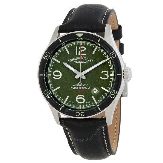 Armand Nicolet, M2H Automatic Green Dial Men's Watch