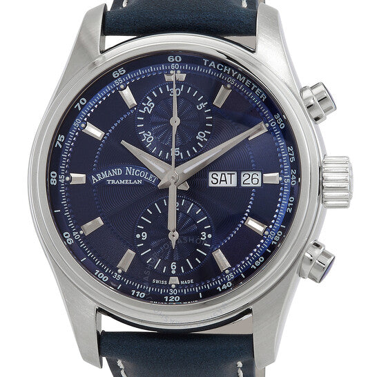 Armand Nicolet, MH2 Chronograph Automatic Blue Dial Men's Watch