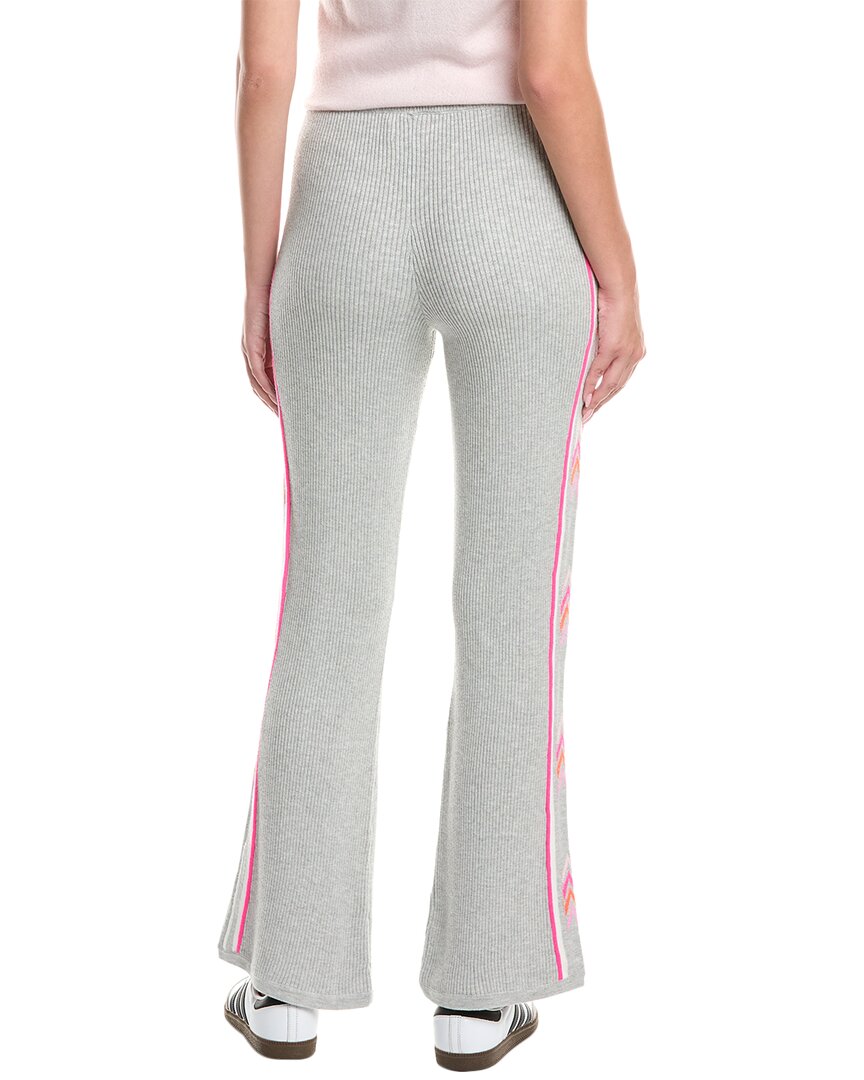 chevron silk-blend jogger