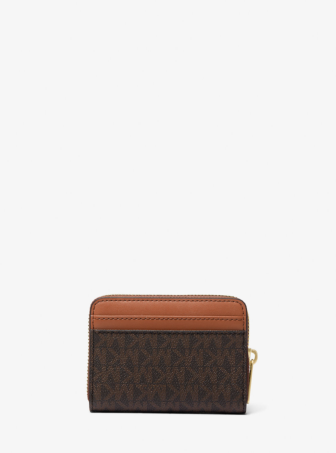 jet set travel medium logo zip-around card case