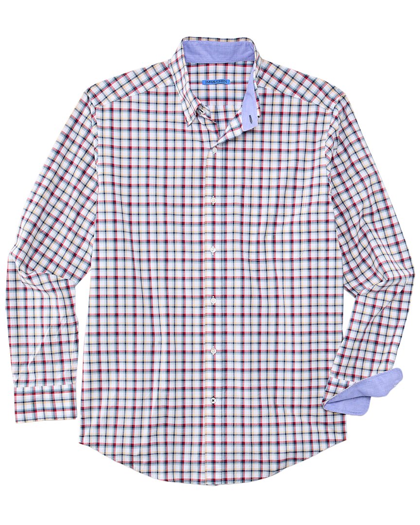 plaid collis woven shirt