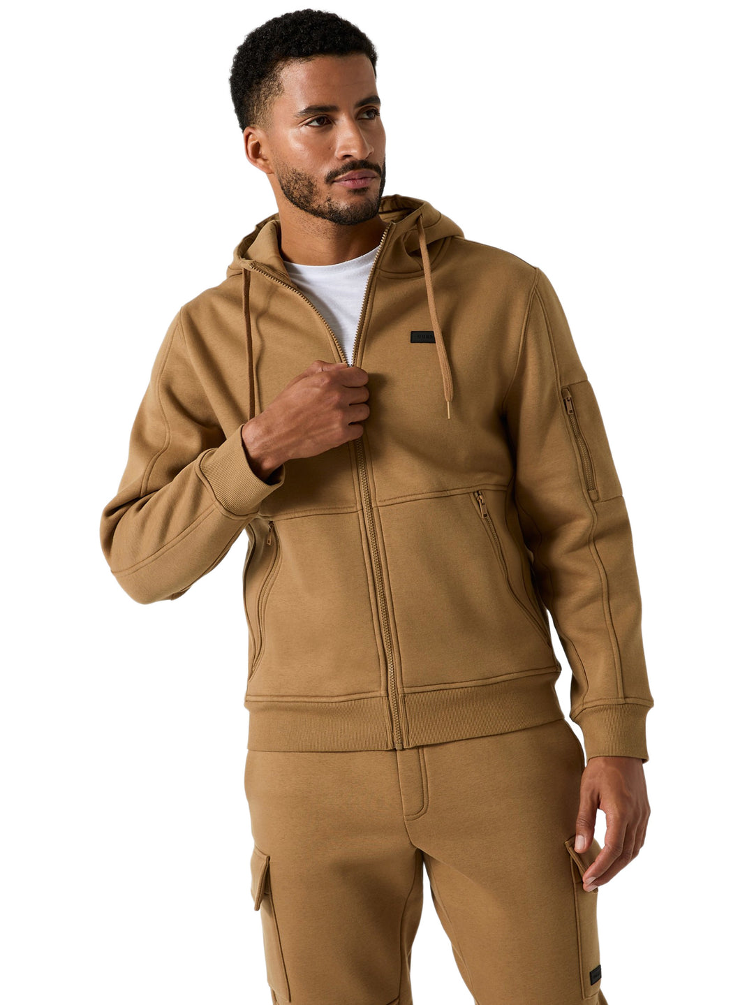 joel full-zip fleece hoodie